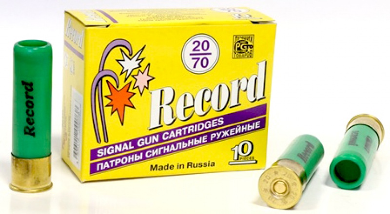 Патрон к.20*70, сигнальный (красный)