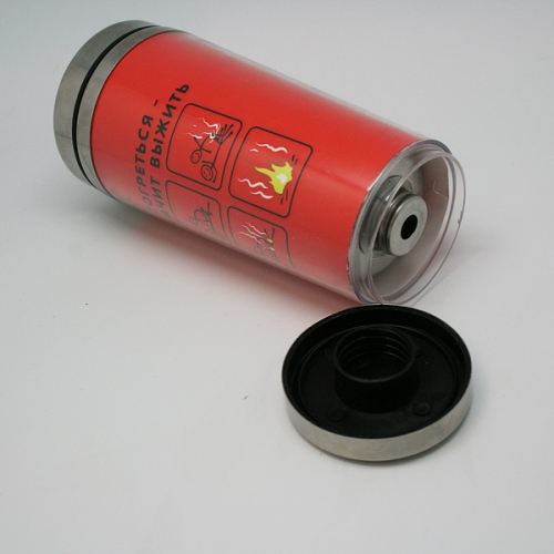 Автостакан "Согреться-значит выжить" 450мл