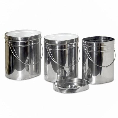 Набор котелков 4шт нерж. сталь с крышкой (2,2 3,5 4,5 6л)